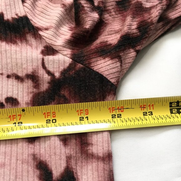 Simply Vera Women's Long-sleeve Tie-dye T-Shirt shirt Size Large - Picture 8 of 8